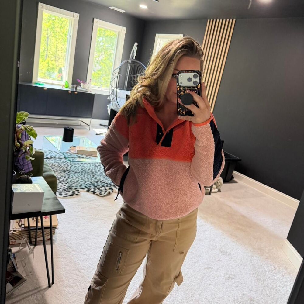 The-north-face Women's Pink and Orange Jumper